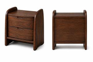 Table de chevet élégante en rotin avec étagère de rangement, table de chevet moderne en cannage pour la maison de luxe, l'hôtel, l'appartement, la chambre à coucher - Product Image 6