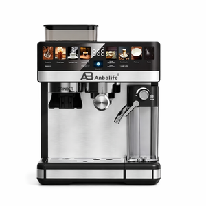 Machine à café expresso 3-en-1 Luxe Café Premier, café filtre et café froid, moulin intégré, mousseur à lait mains libres, acier inoxydable - Product Image 1