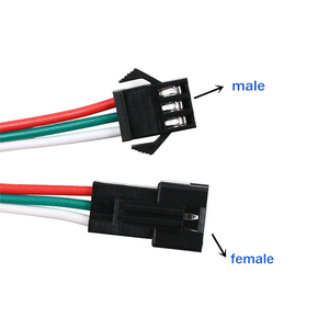 ชุดขั้วต่อสายไฟแบบ JST SM Series พร้อมปลอกหุ้มทองแดงแท้ ฉนวน PVC ทองแดงหุ้ม 220V รองรับ 2.5 มม. ระยะห่างระหว่างขั้วต่อ ติดตั้งบน PCB 3A - Product Image 4