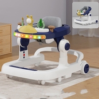 Andaderas para Bebés con Ruedas y Asiento 4 en 1, Andadera de Aprendizaje de Alta Calidad, Andadera para Sentarse y Ponerse de Pie, Andadera para Niños