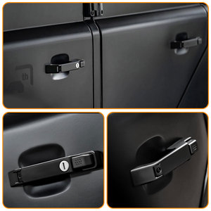 Poignée <span class=keywords><strong>de</strong></span> <span class=keywords><strong>porte</strong></span> extérieure automobile pour Land Rover Defender 90 110 130, poignée <span class=keywords><strong>de</strong></span> <span class=keywords><strong>porte</strong></span> noire - Product Image 5