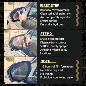 Equipment Anti-rain For Glass Water-repellent Detailing Nano Ceramic Coating Car Spray Coating Car Care Stain Repellent