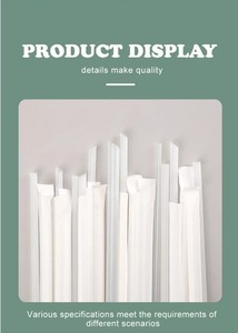Cannucce Ecologiche 100% Biodegradabili in Plastica PLA per Bevande - Product Image 6