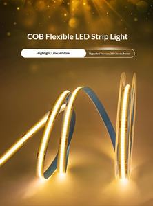 Tira de luz LED COB autoadhesiva USB de bajo voltaje 5V, tira de luz lineal para techo interior, personalizable, de alto brillo - Product Image 6