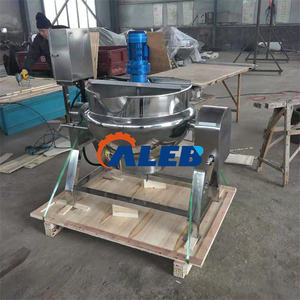 Bouilloires revêtues de vapeur Offre Spéciale Bouilloires revêtues chauffantes électriques à gaz avec mélangeur pour ustensiles de cuisine automatiques commerciaux - Product Image 4