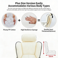 Silla de Oficina Minimalista para Juegos, de PU, Reclinable 130°, Giratoria 360°, con Reposacabezas y Soporte Lumbar Ajustables, para Gamers de PC, Escuela/Oficina
