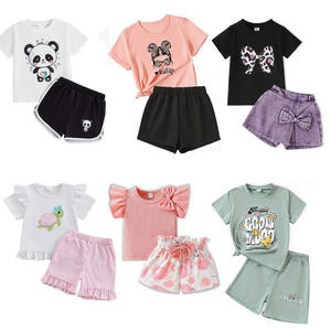 Conjuntos de Ropa Infantil de Moda, Nueva Colección de Verano en Poliéster, Tallas Variadas, Calidad Superior, Venta al Por Mayor de Fábrica - Product Image 1