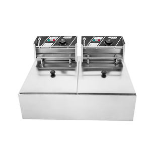 Kangyang cocina comercial asado cocina en doble cónica de moda venta plátano frito freidora doble tanque <span class=keywords><strong>horno</strong></span> máquina - Product Image 4