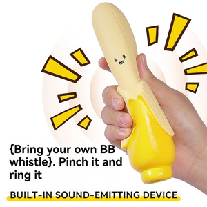 Giocattolo Interattivo per Cani in Lattice Resistente al Suono a Forma di Banana Cartoon per Addestramento e Gioco - Product Image 2