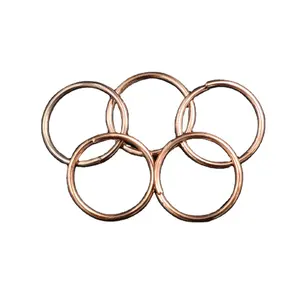 Copper Phosphorous Alloys brazing ring,BCuP-2 ring, copper welding ring
