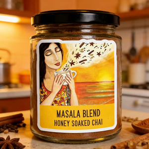 Etiqueta adhesiva transparente personalizada al por mayor para caja con sello, impresión UV, para envasado de té y mezclas de especias (Masala) - Product Image 4