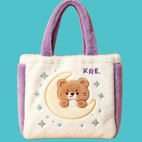Sacs fourre-tout en peluche populaires pour femmes Kedi, sacs de shopping en peluche. Sacs en peluche décontractés