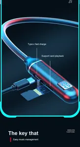 Top vente Hifi stéréo Auto paire Durable sport écouteurs casque accessoires cou <span class=keywords><strong>bande</strong></span> écouteur - Product Image 4