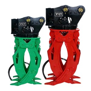 <span class=keywords><strong>Grappin</strong></span> hydraulique rotatif à 360 degrés pour excavatrice YTCT CHINA Energy Forest - Product Image 1