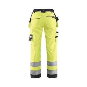 BLAKLADER - 716725173399C38 Pantalón Softshell hi-vis para mujer Amarillo/Negro-EAN 7330509540220 ROPA DE TRABAJO DE 2017 - Product Image 2