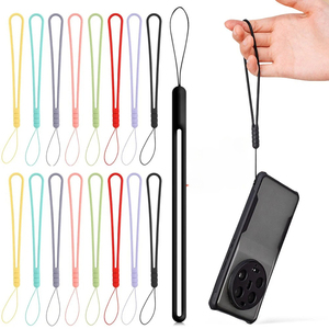 Sangle de téléphone en silicone Portable main poignet lanière chaîne pour iPhone Xiaomi <span class=keywords><strong>Samsung</strong></span> universel téléphone Anti-perte cordes - Product Image 1