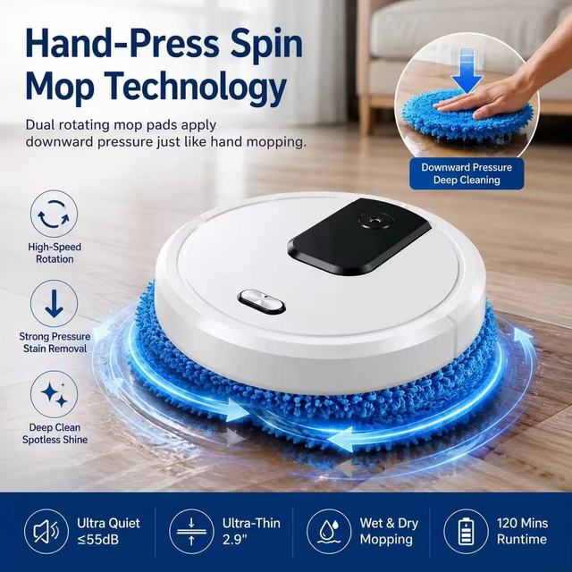 Strong Suction Robot Vacuum Cleaner with Self-Empty Base, Auto Mop Wash & Dry, Lidar Navigation, Smart Mapping