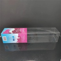 Boîte cadeau transparente en plastique PET RPET avec impression de logo personnalisée, boîte en acétate, boîte en PVC, emballage promotionnel