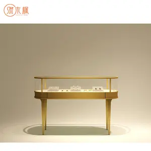 High-end Free Design Service 3D Rendering Jewelry Commercial Showcases Elegance Luxury High-quality Glass Jewelry Display