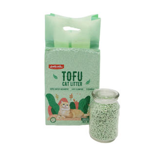 Dropshipping Date Offre Spéciale animal litière pour chat fabricant Fournisseurs d'usine pas cher prix bande Meilleur Agglutination Jetables Dans Les Toilettes tofu chat li - Product Image 2