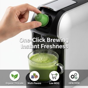 Cápsulas de Café Compatibles con Múltiples Sistemas, 7A Organic Matcha Pods, Admite Logotipo Personalizado, Marca Privada, Muestra Gratuita - Product Image 3