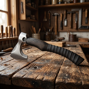 Hacha de Supervivencia Vikinga de Alta Calidad, Forjada a Mano, con Hoja de Acero con Alto Contenido de Carbono y Mango de Madera, para Uso Táctico y en Exteriores - Product Image 3