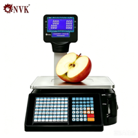 Balance d'impression d'étiquettes sans fil NVK TM-A20 avec support de point d'accès mobile, balance Bluetooth avec lecteur de codes-barres et USB RJ45