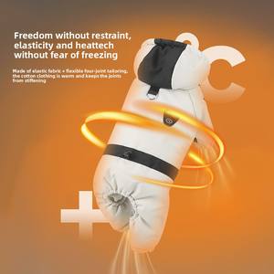 Sıcak satış çevre dostu dört bacaklı Coat sıcak pamuk kapüşonlu ceket su geçirmez grafen Polyester köpek ceket köpek giysileri - Product Image 2