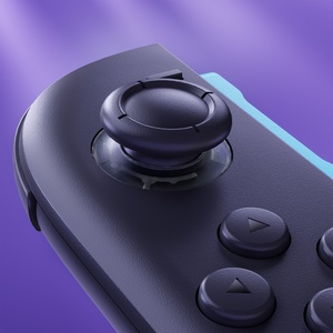 EXtremeRate Clear <b>Slate</b> Black Replacement 3D Joystick for Nintendo Switch 2 Joycon - Product Image 4