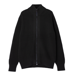 Cardigan en laine tricoté pour homme, manches longues, fermeture éclair, couleur unie, épais, respirant, de haute qualité, pour l'hiver - Product Image 1