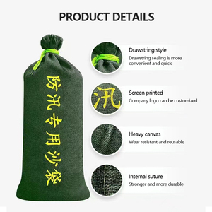 Pesante allagamento sacco di sabbia di emergenza barriera acqua di protezione di emergenza borsa di sicurezza dell'acqua prodotto per il controllo delle inondazioni - Product Image 2