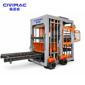 Macchine per la produzione di mattoni: Macchina automatica per blocchi cavi QT18-15 ad alta capacità, per la produzione di cordoli e pavimentazioni in cemento con motore PLC - Product Image 3