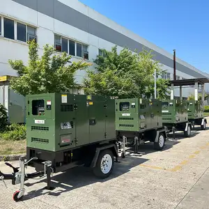 Whole House Generator With Cummins Perkins Diesel Genset 20kw 25kva 30kva 40kva 50kva Silent Power Generator With ATS Good Price