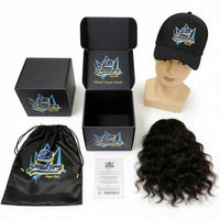 Sac en satin et boîte haute pour chapeaux personnalisés avec logo, idéale pour le rangement de casquettes de baseball et de perruques – Parfait pour les vendeurs en ligne aux États-Unis et au Mexique