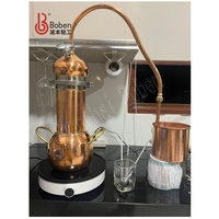 Fabriqué à la main 5L 10L ancien cuivre Alembic Moonshine distillateur hydrosol huile essentielle alcool Distillation boisson vin