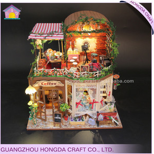 Le plus chaud avec <span class=keywords><strong>la</strong></span> lumière et les meubles modernes en bois <span class=keywords><strong>maison</strong></span> <span class=keywords><strong>de</strong></span> <span class=keywords><strong>poupée</strong></span>, assemblage facile <span class=keywords><strong>maison</strong></span> en bois - Product Image 3