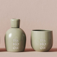Pots de bougie en céramique écologiques OEM en vrac disponibles pour la promotion de la marque adaptés aux hôtels, aux spas et aux cadeaux de vente au détail