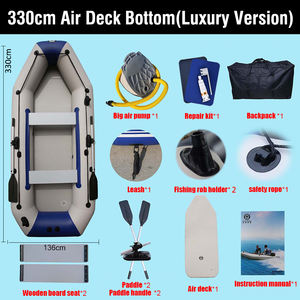 <span class=keywords><strong>Bateau</strong></span> pneumatique de pêche et de navigation léger de 3,3 m en PVC, sans colle, procédé de soudage à chaud <span class=keywords><strong>100</strong></span> %, certifié CE, pour la vie marine - Product Image 5