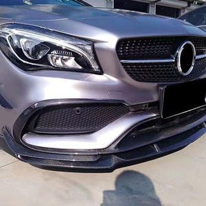 W117 <span class=keywords><strong>AMG</strong></span> Style Lèvre avant Accessoires d'extérieur de voiture Pare-chocs avant Spoiler Lip Kits de carrosserie pour CLA Class W117 2013-2019 - Product Image 1