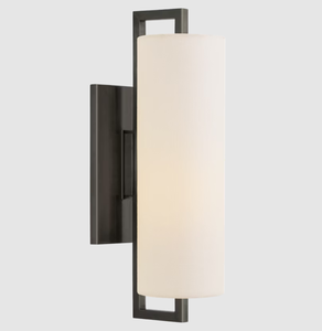 Applique en tube de fer de couleur noire pour salle de bain - Product Image 1