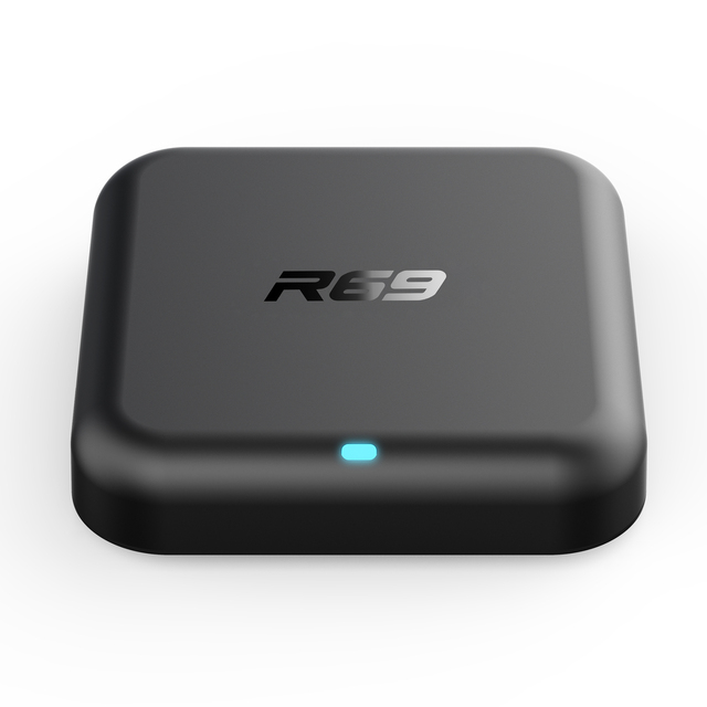 Custom OEM Manufacturing R69 Rockchip Rk3518 Tv Android Box Android 14 100M Ethernet USB3.0 Tv Box 4K UHD HDR10 WIFI 6 TV BOX