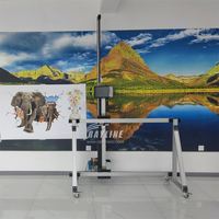 Impresora Vertical de Pared de Alta Velocidad con IA 4K HD16 con Doble Lámpara UV para un Secado Rápido en Proyectos de Murales de Gran Formato