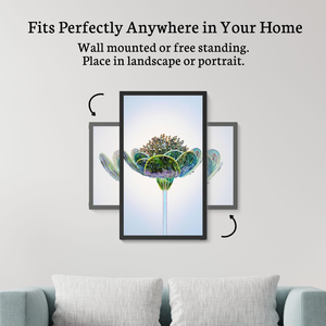 <span class=keywords><strong>Cadre</strong></span> photo numérique d'art de galerie privée de 21,5 pouces, <span class=keywords><strong>cadre</strong></span> numérique LCD avec écran anti-reflets, toile, Wifi, télécommande, pour la maison - Product Image 6