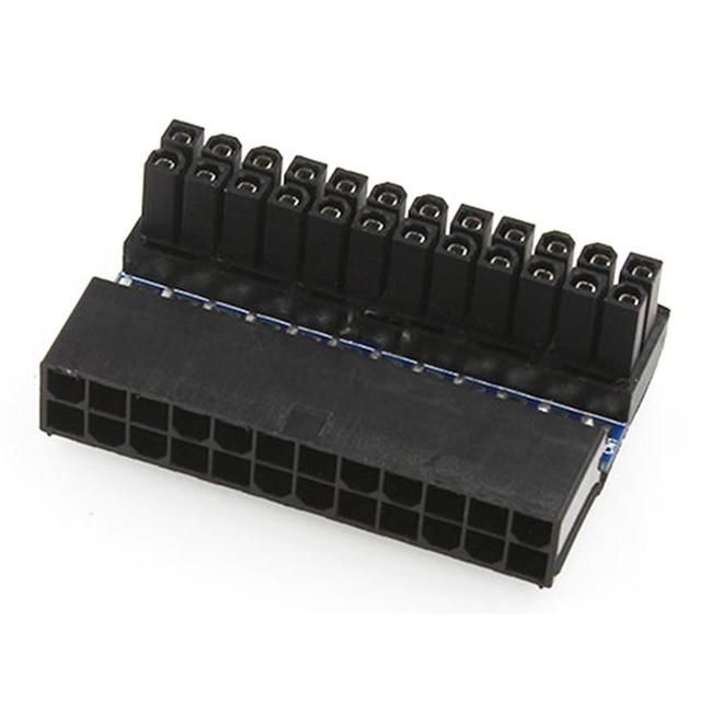 ATX 24Pin Atx 90 degree 24 pin to 24pin Power Plug Adapter Mainboard Motherboard Power Connectors Modular Power Supply Cables