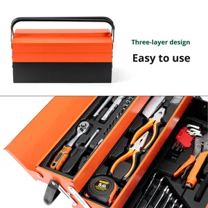 Hand Tools OEM 1 Year 85-Piece Repair Tool <strong>Sets</strong> Multi-Functional 72-Tooth <strong>Ratchet</strong> Wrench <strong>Socket</strong> Combination Pliers Screwdriver - Product Image 4