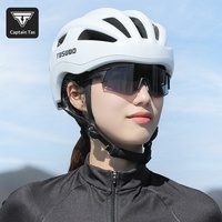 Casque de vélo TOSUOD unisexe pour adulte, une pièce, respirant, en matériau PC+EPS, fermeture à boucle, pour la conduite sur route et en montagne