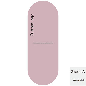 Tapete de Yoga Extra <span class=keywords><strong>Grande</strong></span> de 4.5mm, Antideslizante, de Caucho Natural, con Impresión de Logotipo Personalizado, Forma Curva, Ovalada, de PU - Product Image 2
