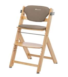 Chaise haute multifonction pour bébé Bebeconfort Timba 2 avec coussin, chaise scandinave en bois naturel pour bébé de 6 mois à 9 ans - Product Image 6