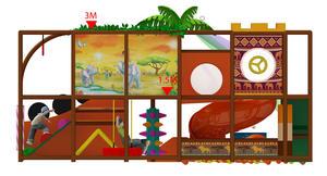 Angel di alta qualità per bambini in città da gioco per bambini al coperto zona Soft Play per bambini spazio di intrattenimento per bambini con giochi di ruolo - Product Image 5