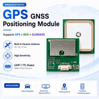 Módulo GPS de alta sensibilidad con antena de cerámica, módulo de posicionamiento GNSS, receptor UART TTL para navegación de vehículos